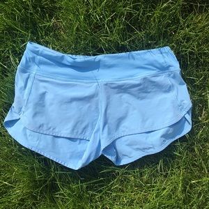 SOLD Black and blue Lululemon shorts Size 4